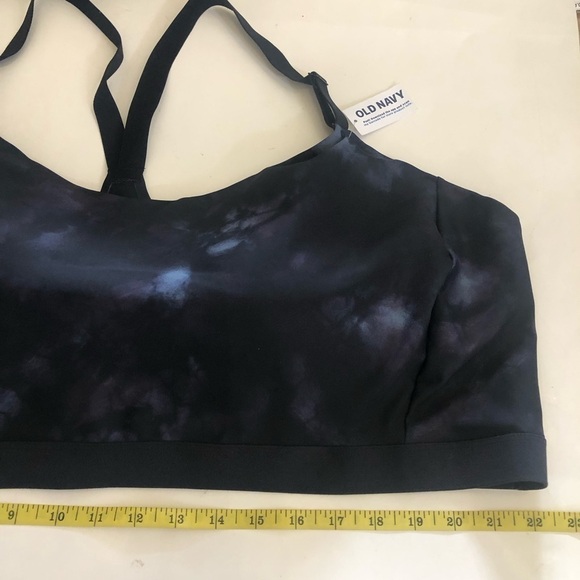 Old Navy PowerSoft Adjustable-Strap Medium Support Racerback Sports Bra Size 4X - Picture 9 of 10
